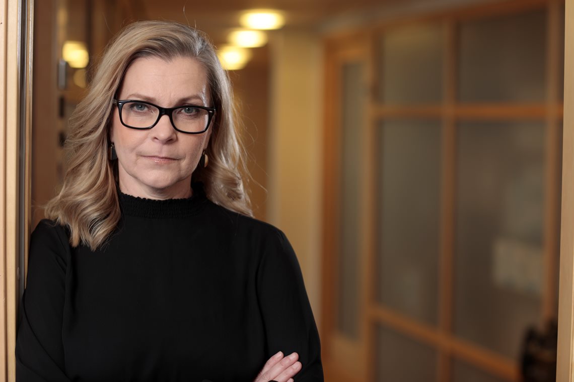 Polisförbundets ordförande Lena Nitz