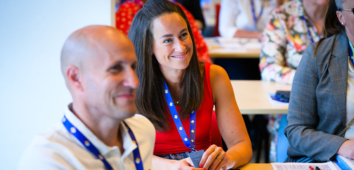 Andreas Nelin och Elin Wigermo  ombud region Väst